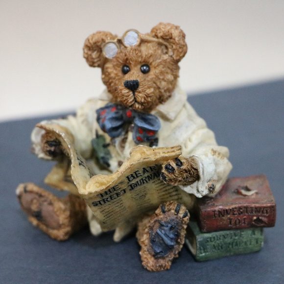 Dean Newsbearger Resin Boyds Bear Stock Market